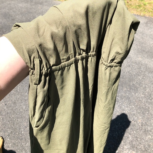 Olive romper / jumpsuit - Picture 9 of 11